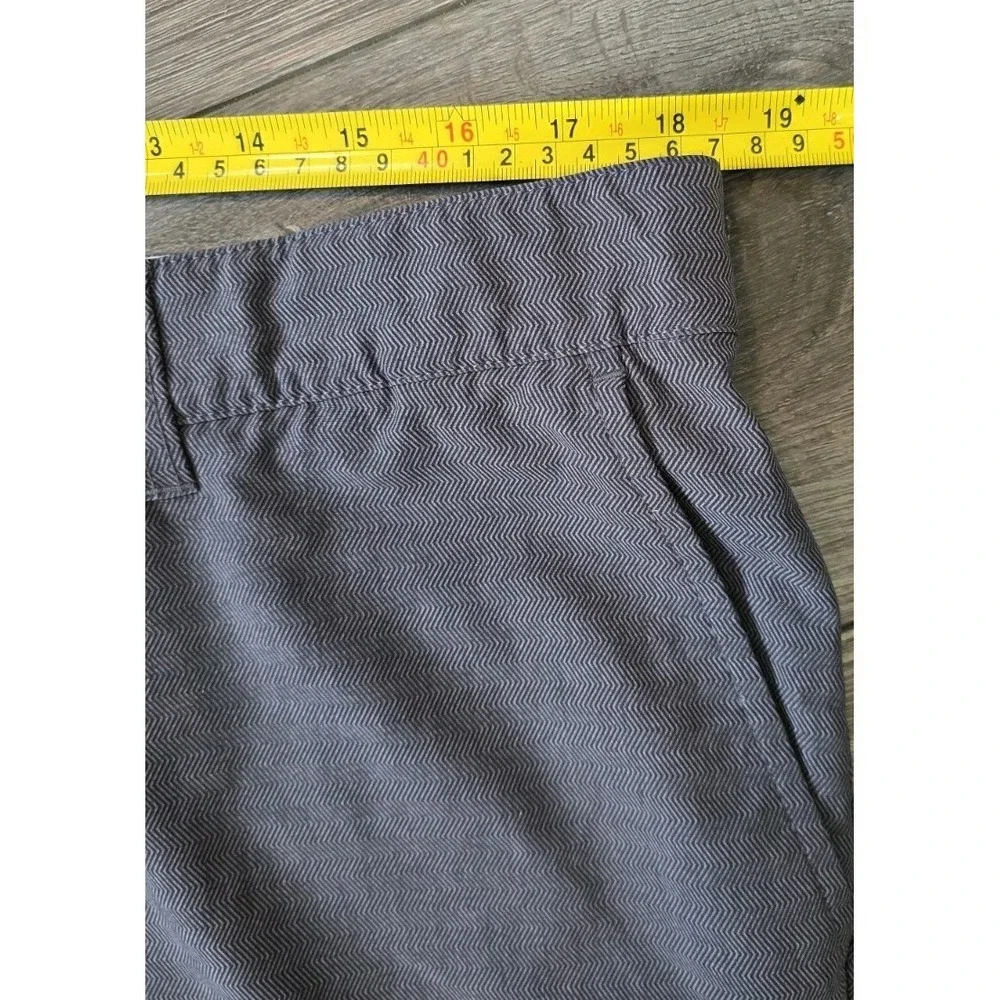 Adidas Crosshatch Mens 36‎ Golf Chino Shorts Grey Performance Athletic Logo